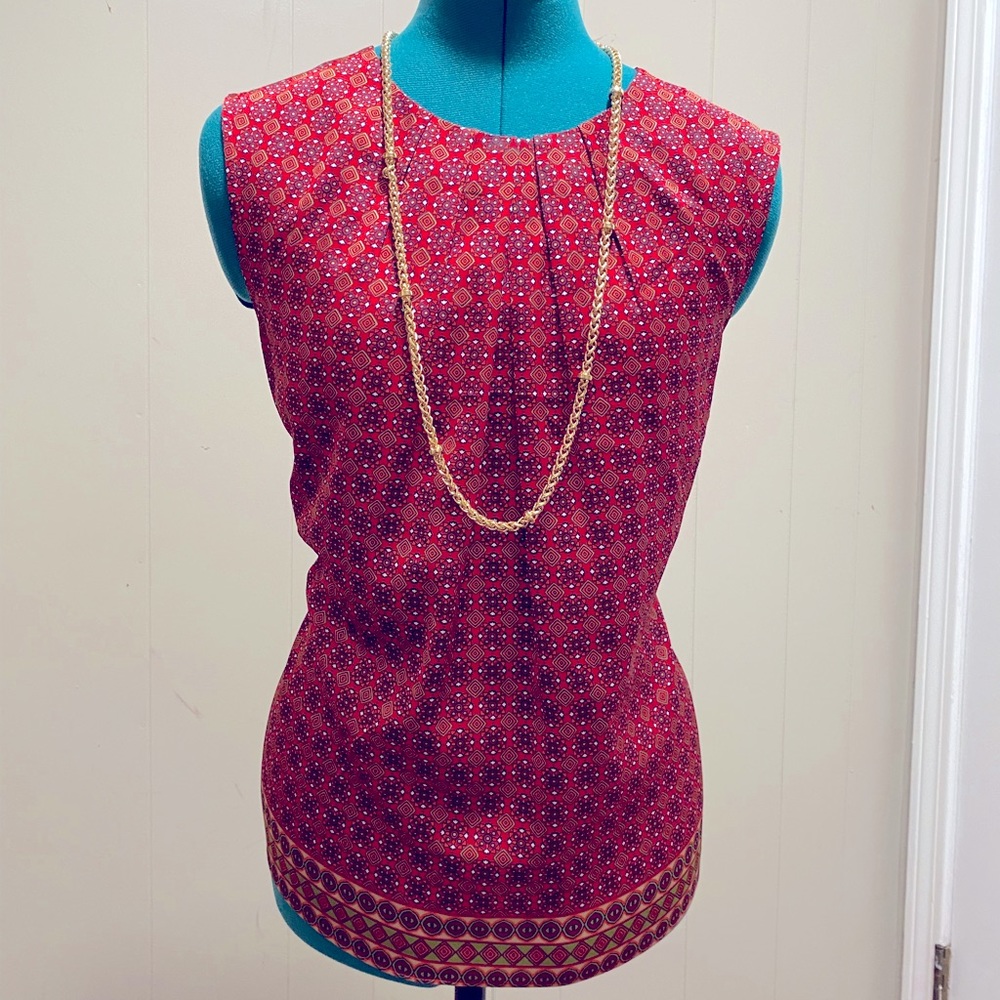 Jones New York L Red Tank
